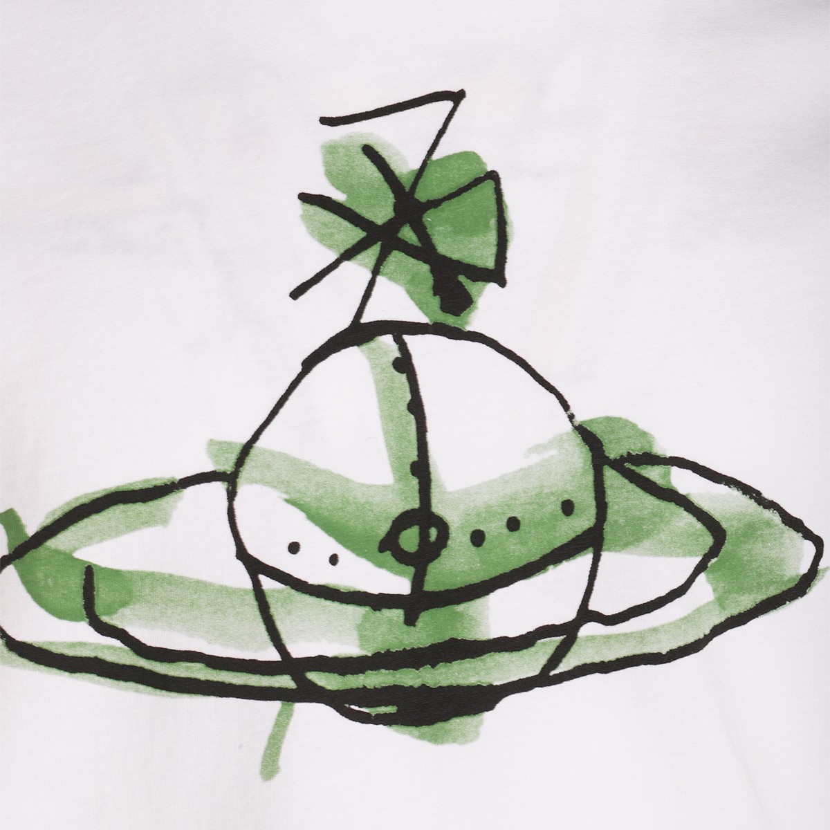 WHITE COTTON T-SHIRT