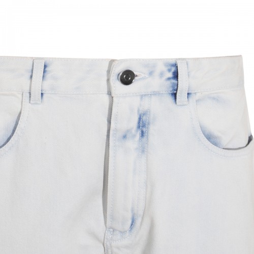 LIGHT BLUE COTTON DENIM JEANS