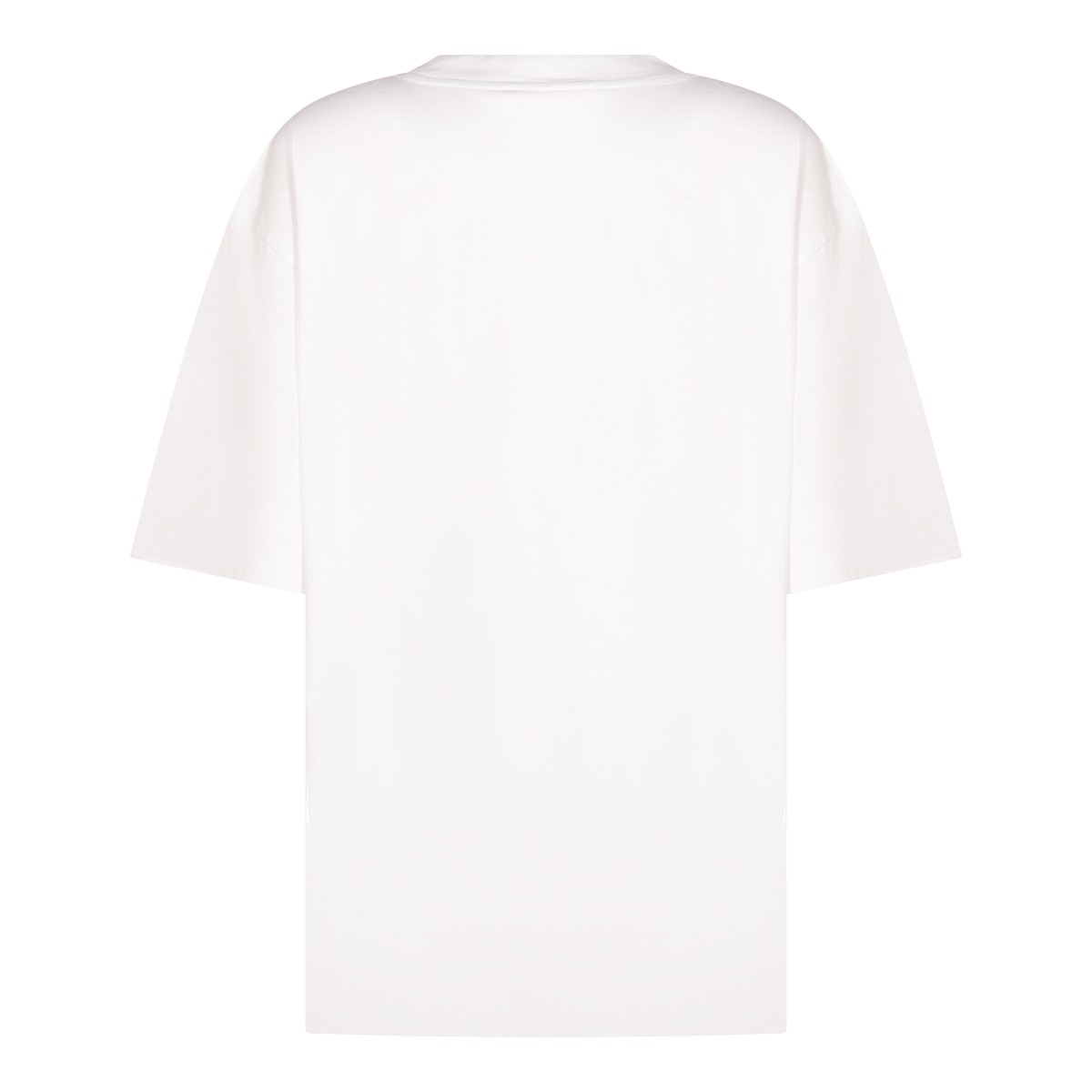 WHITE COTTON T-SHIRT