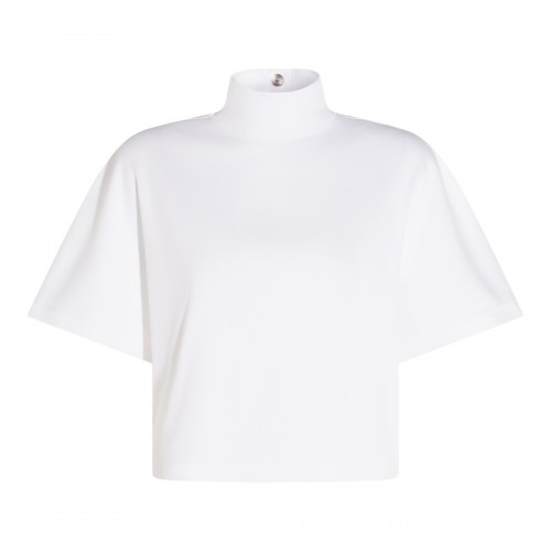 WHITE COTTON T-SHIRT