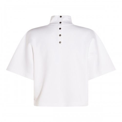 WHITE COTTON T-SHIRT