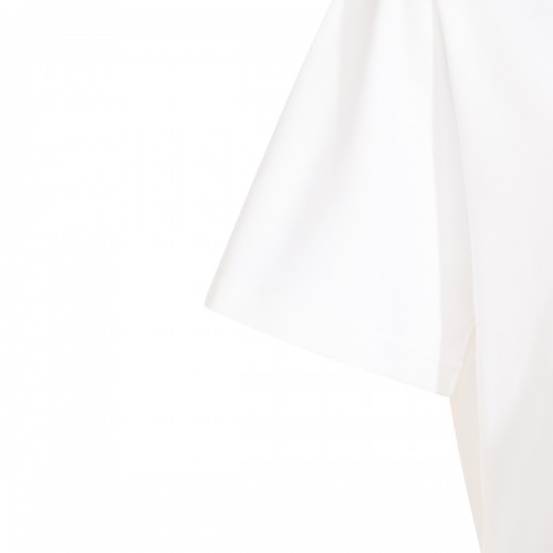 WHITE COTTON T-SHIRT