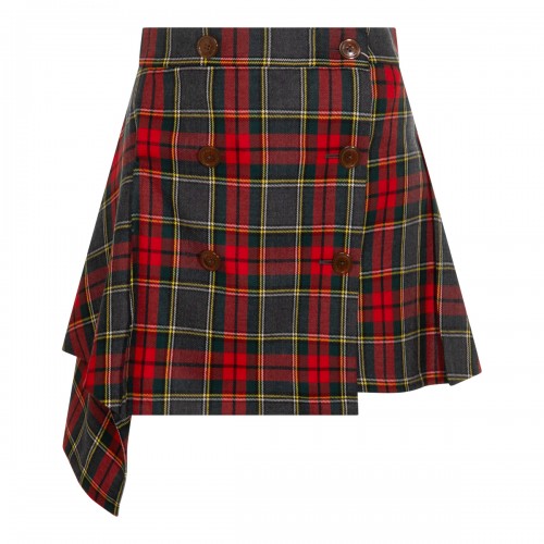 RED AND GREEN SKIRT