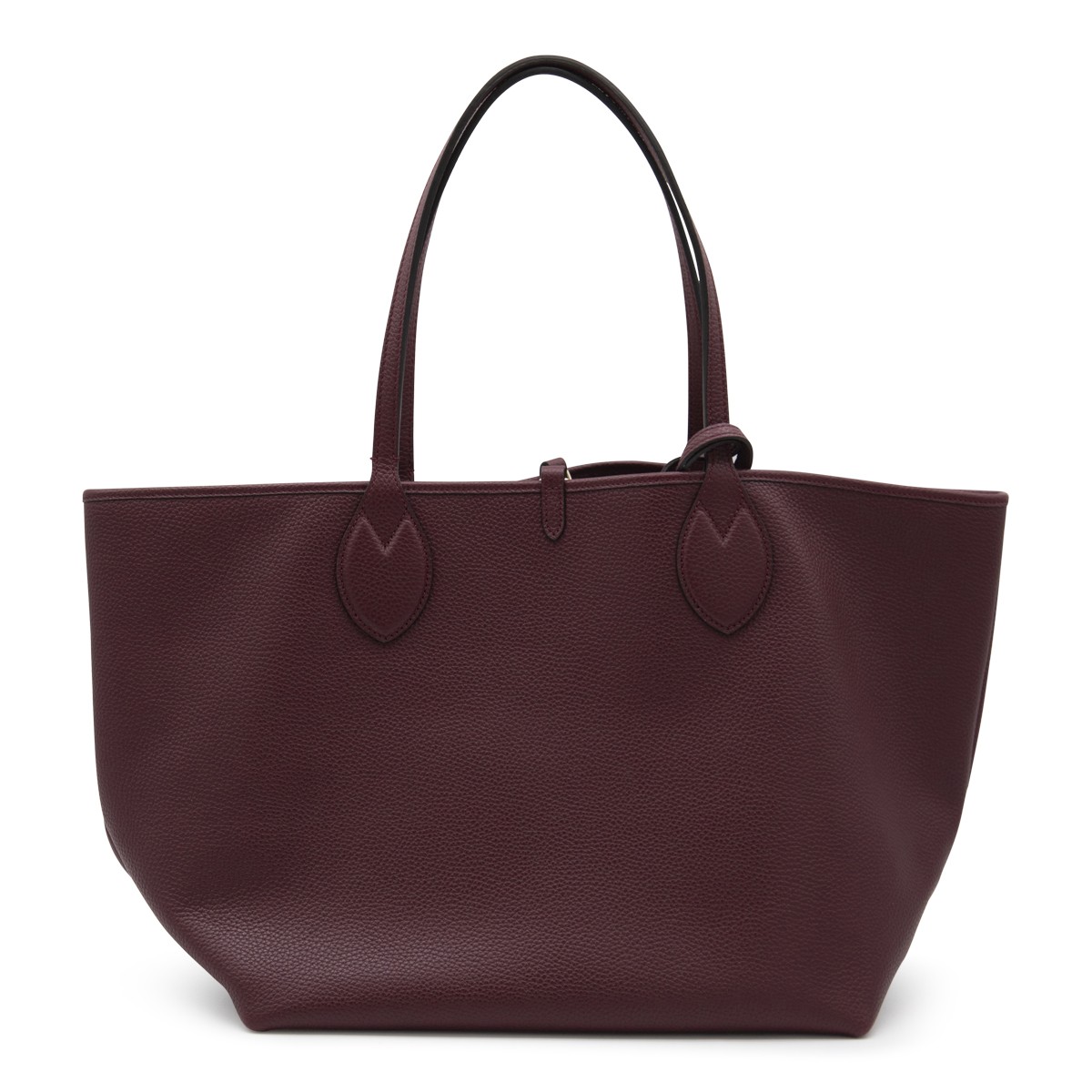 RED ANCORA LEATHER TOTISSIMA TOTE BAG