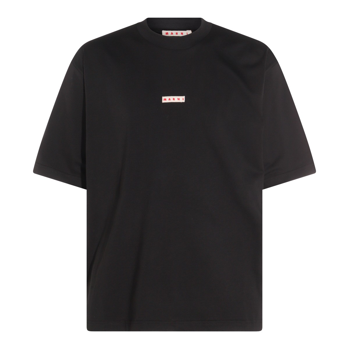 BLACK COTTON T-SHIRT