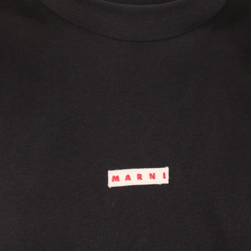 BLACK COTTON T-SHIRT