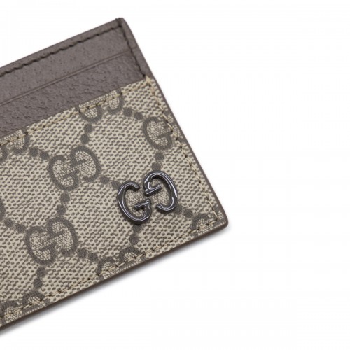 BEIGE CARD HOLDER