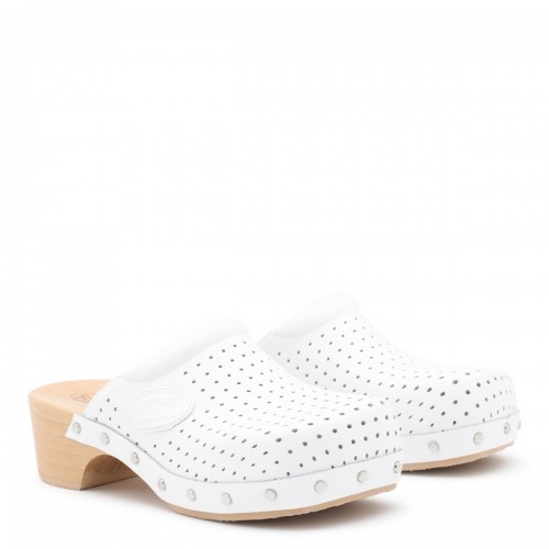 WHITE SCHOLL COLLAB SANDALS