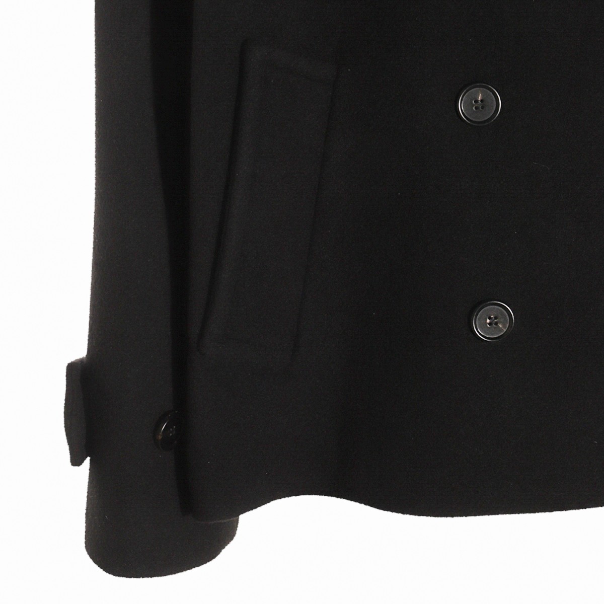 BLACK WOOL COAT BLACK WOOL COAT