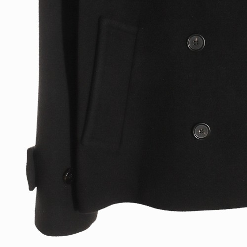 BLACK WOOL COAT