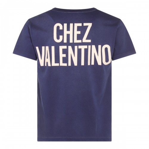 NAVY COTTON T-SHIRT