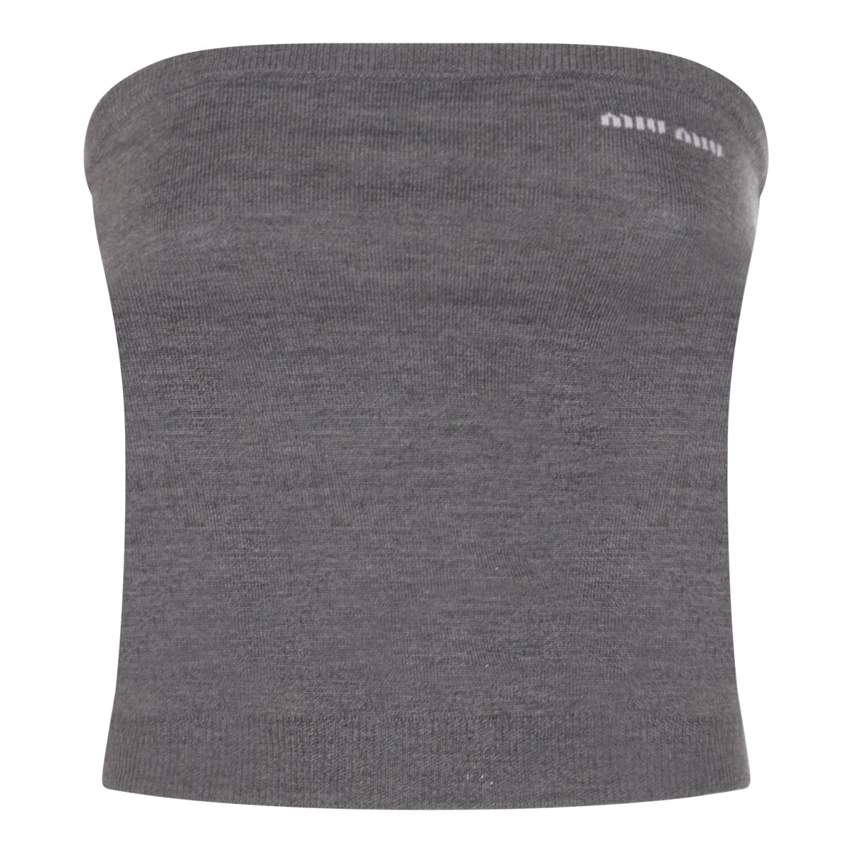 GREY WOOL TOP