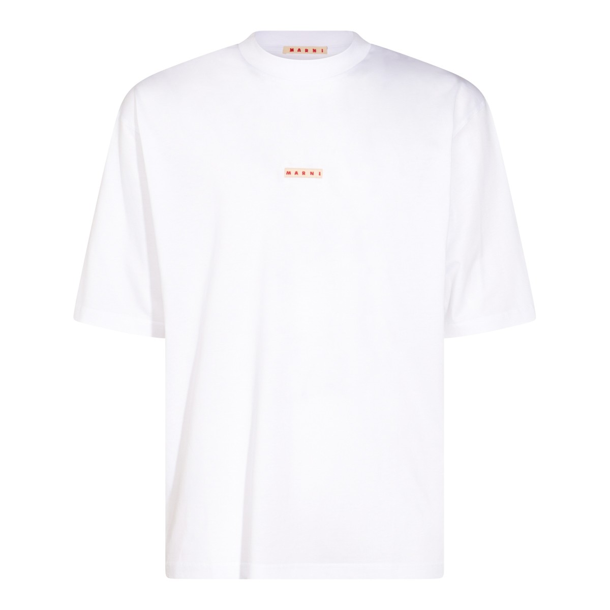 WHITE COTTON T-SHIRT