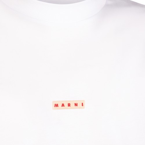 WHITE COTTON T-SHIRT