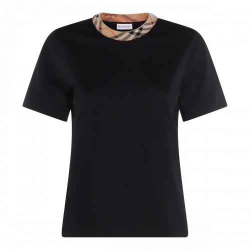 BLACK COTTON T-SHIRT