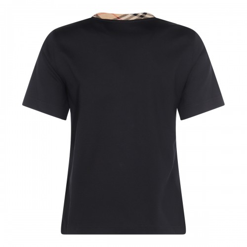 BLACK COTTON T-SHIRT