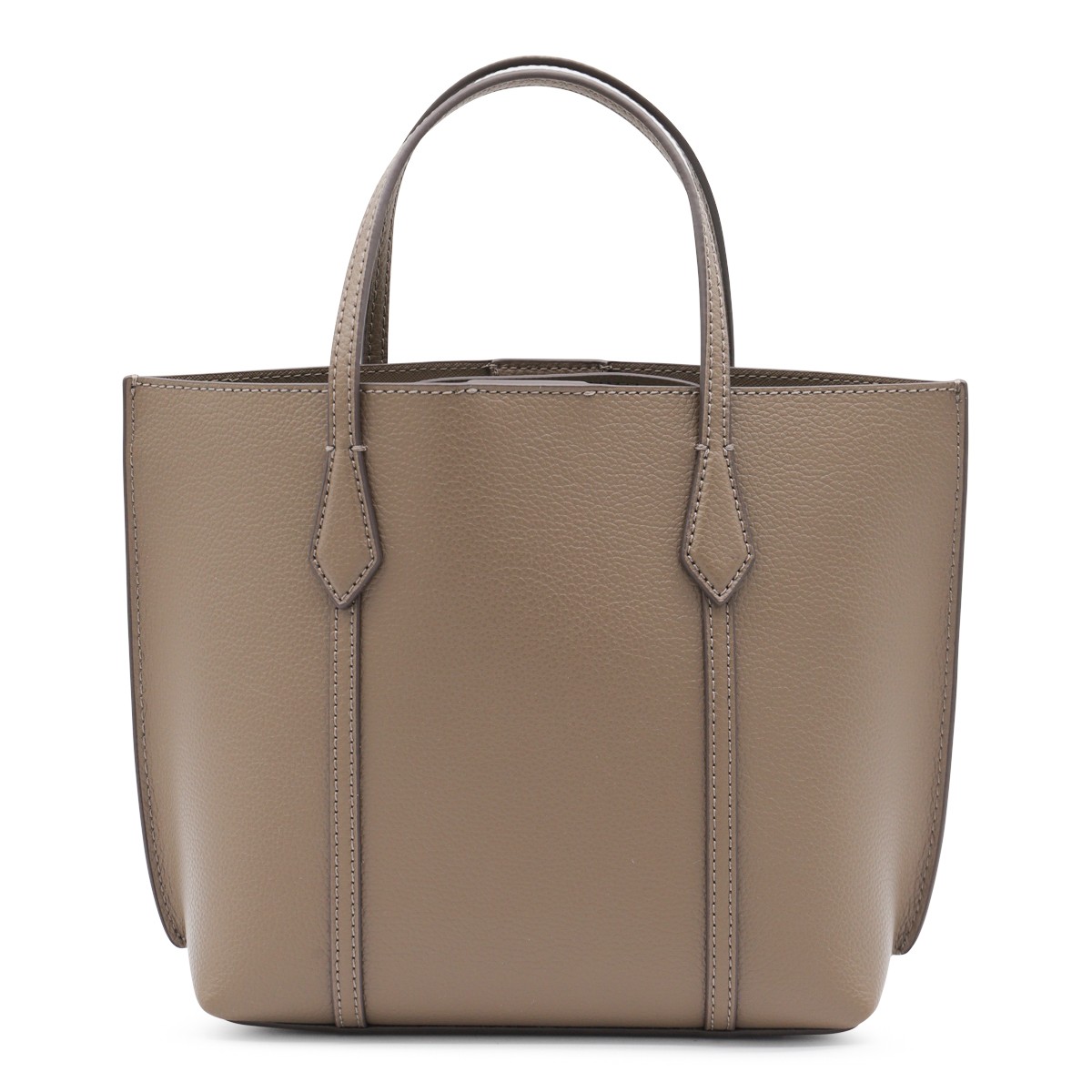 BROWN LEATHER SMALL PERRY TOTES BROWN LEATHER SMALL PERRY TOTES