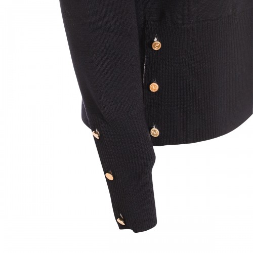 NAVY WOOL KNITWEAR