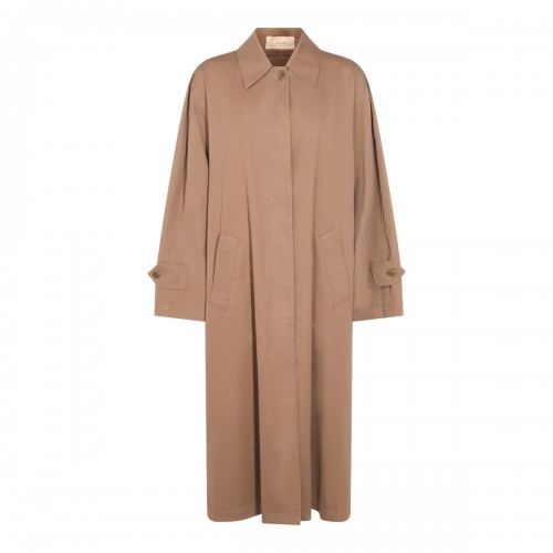 BEIGE COTTON ROCCO TRENCH COAT