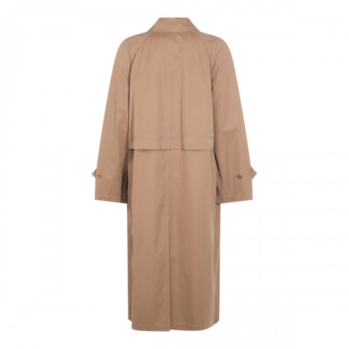 BEIGE COTTON ROCCO TRENCH COAT
