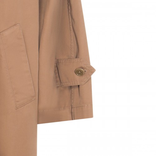BEIGE COTTON ROCCO TRENCH COAT