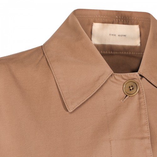 BEIGE COTTON ROCCO TRENCH COAT