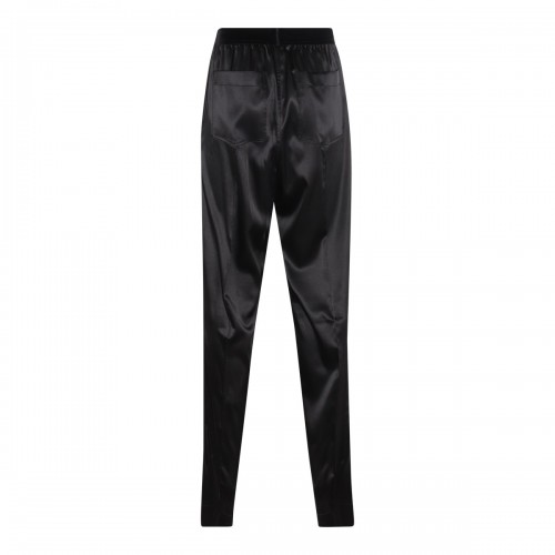 BLACK SILK PANTS