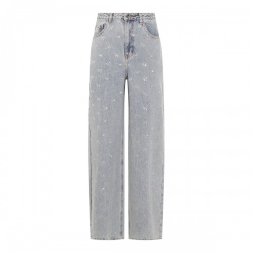LIGHT BLUE COTTON JEANS