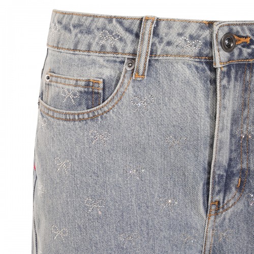 LIGHT BLUE COTTON JEANS