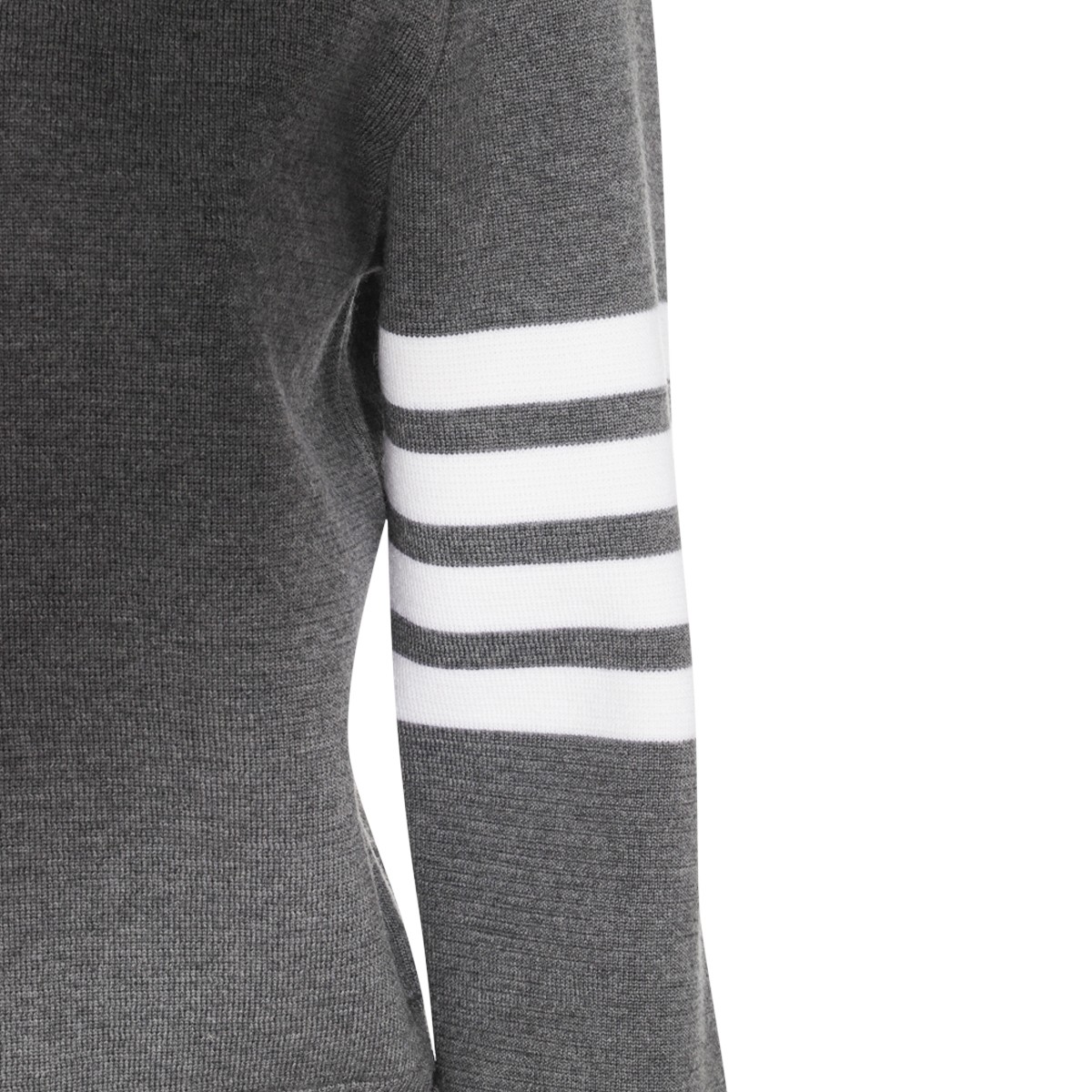 GREY WOOL KNITWEAR