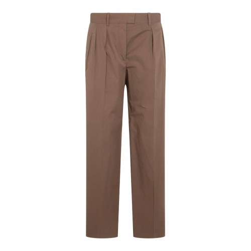 BROWN COTTON ALFIDIS PANTS