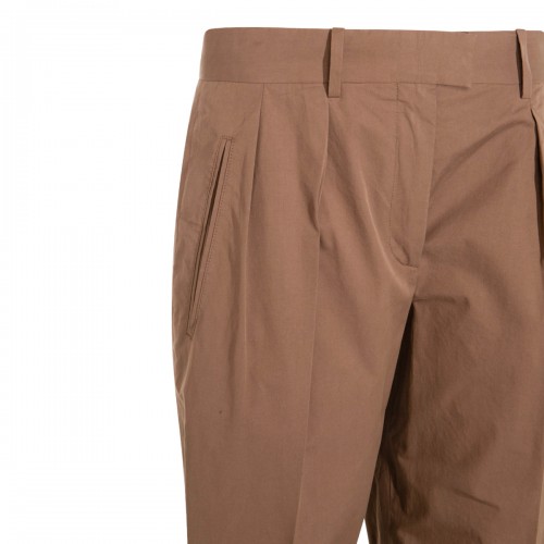 BROWN COTTON ALFIDIS PANTS