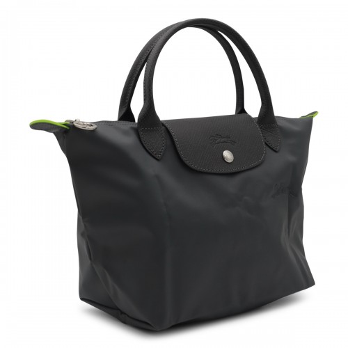 BLACK LEATHER LE PLIAGE ORIGINAL S TOTES