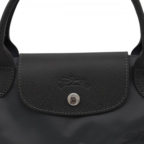 BLACK LEATHER LE PLIAGE ORIGINAL S TOTES