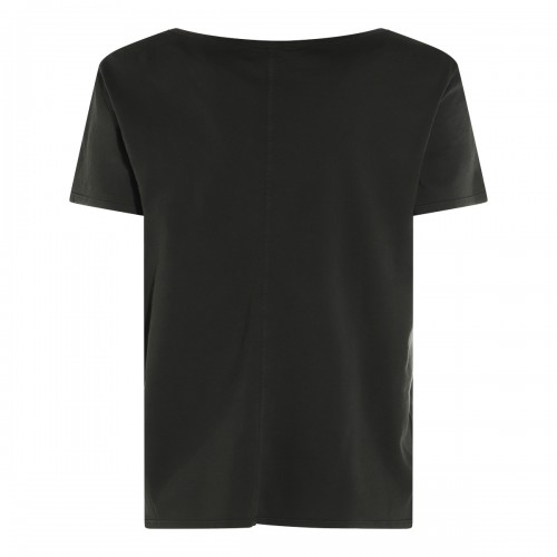 BLACK COTTON STILTON T-SHIRT