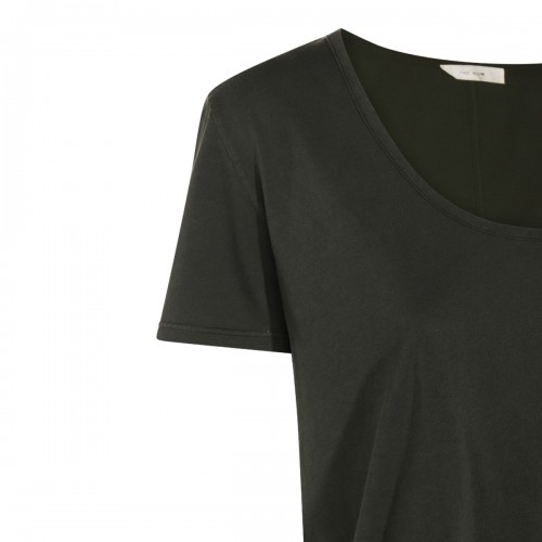 BLACK COTTON STILTON T-SHIRT