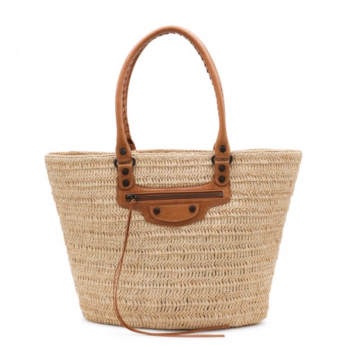 NATURAL RAFFIA LE CITY MEDIA TOTES
