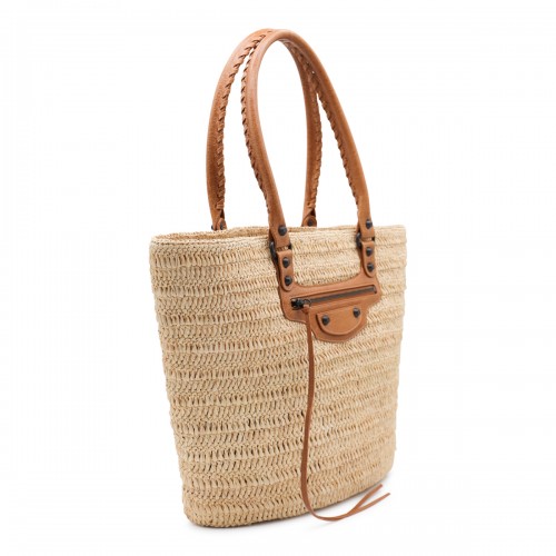 NATURAL RAFFIA LE CITY MEDIA TOTES