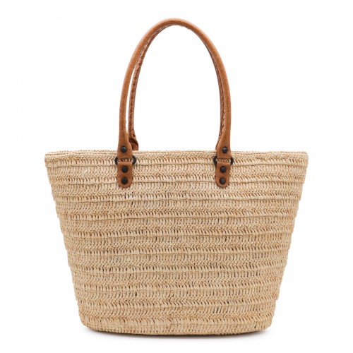 NATURAL RAFFIA LE CITY MEDIA TOTES
