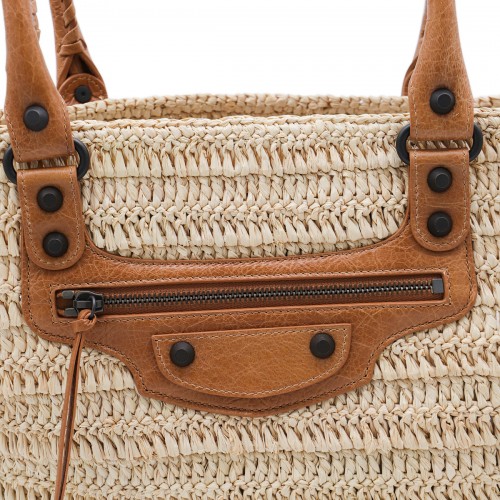 NATURAL RAFFIA LE CITY MEDIA TOTES