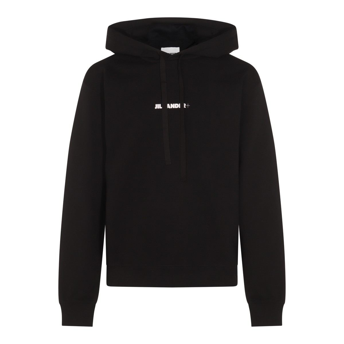 BLACK COTTON SWEATSHIRT