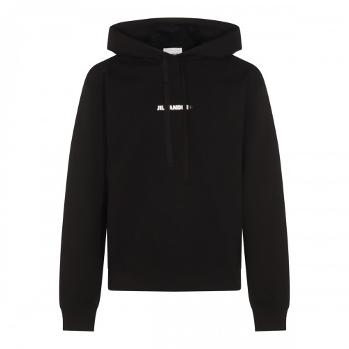 BLACK COTTON SWEATSHIRT