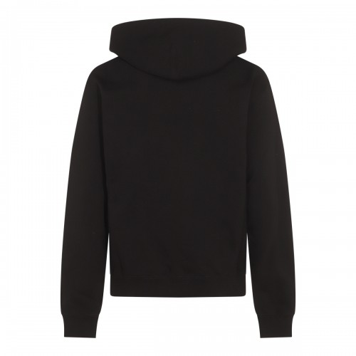 BLACK COTTON SWEATSHIRT