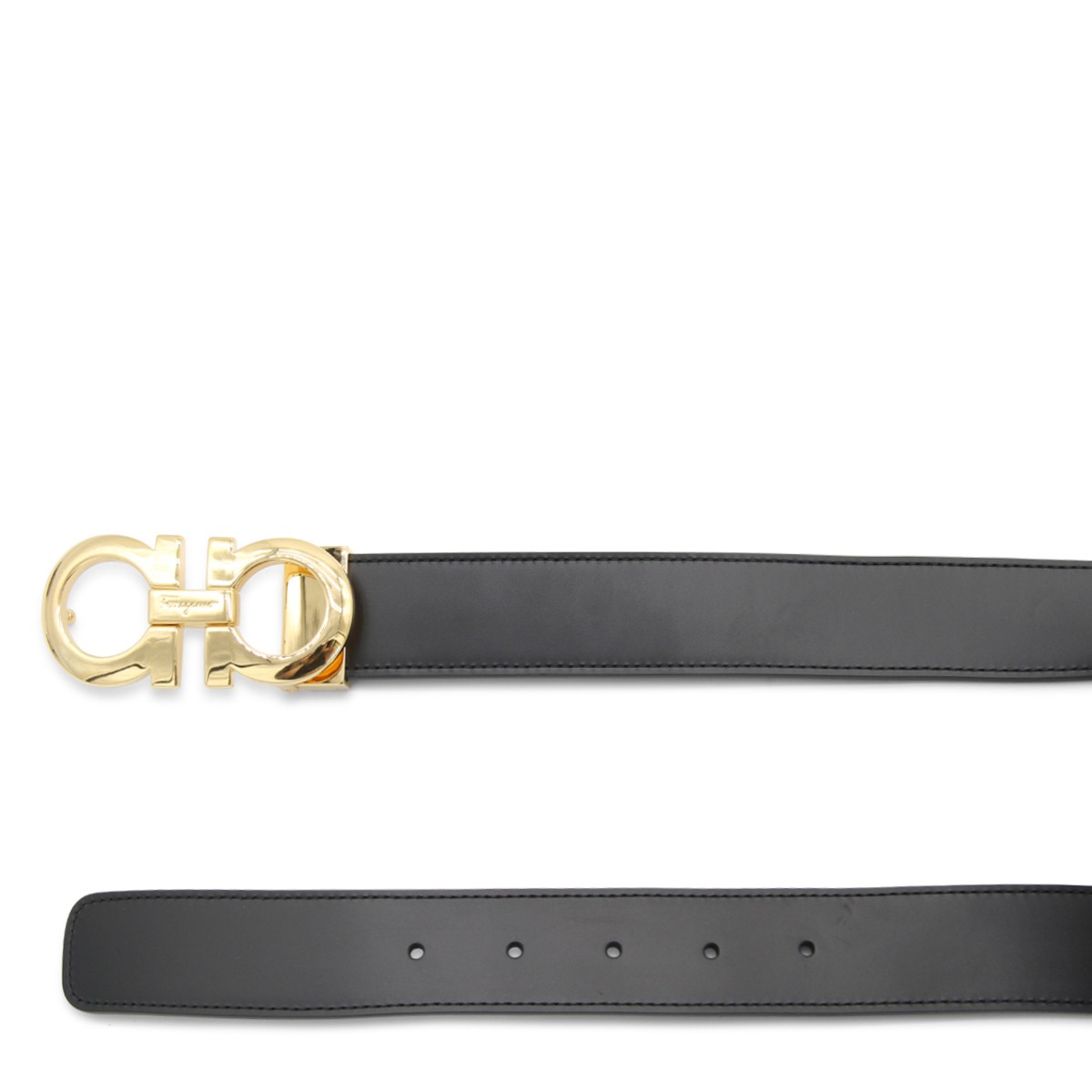 BLACK LEATHER BELT
