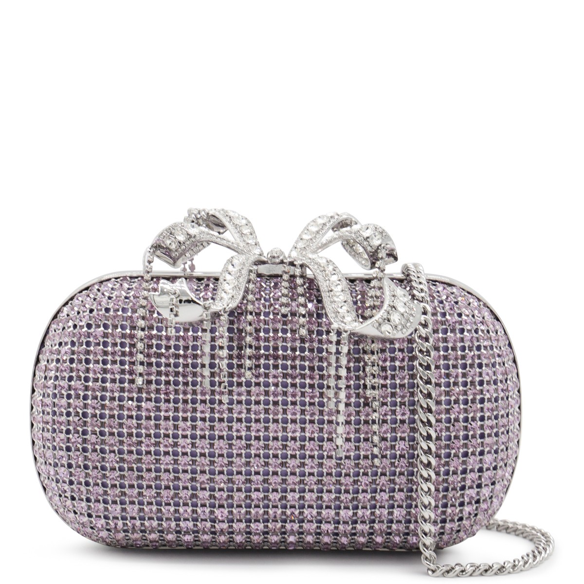 LILAC CRYSTAL CLUTCH