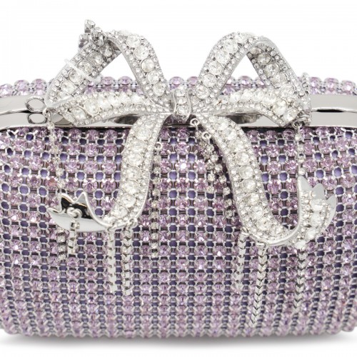LILAC CRYSTAL CLUTCH