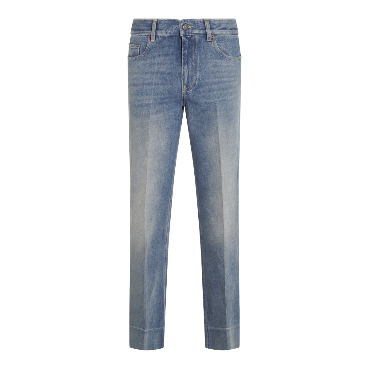 BLUE COTTON DENIM JEANS