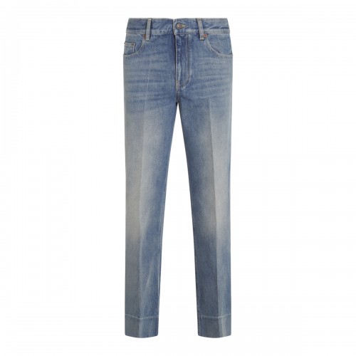 BLUE COTTON DENIM JEANS