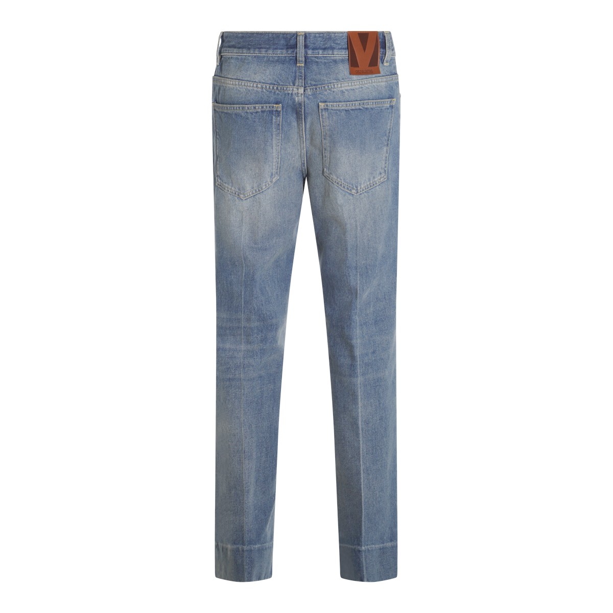 BLUE COTTON DENIM JEANS BLUE COTTON DENIM JEANS