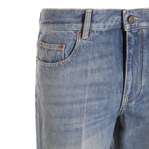 BLUE COTTON DENIM JEANS
